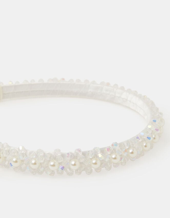 Girls Pearl Hairband, , large