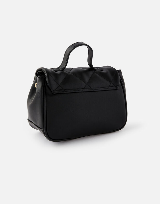 Alani Quilted Cross-Body Bag, Black (BLACK), large