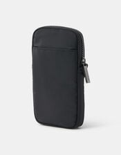 Heart Quilted Nylon Phone Bag, , large