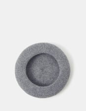 Wool Beret, Grey (GREY), large