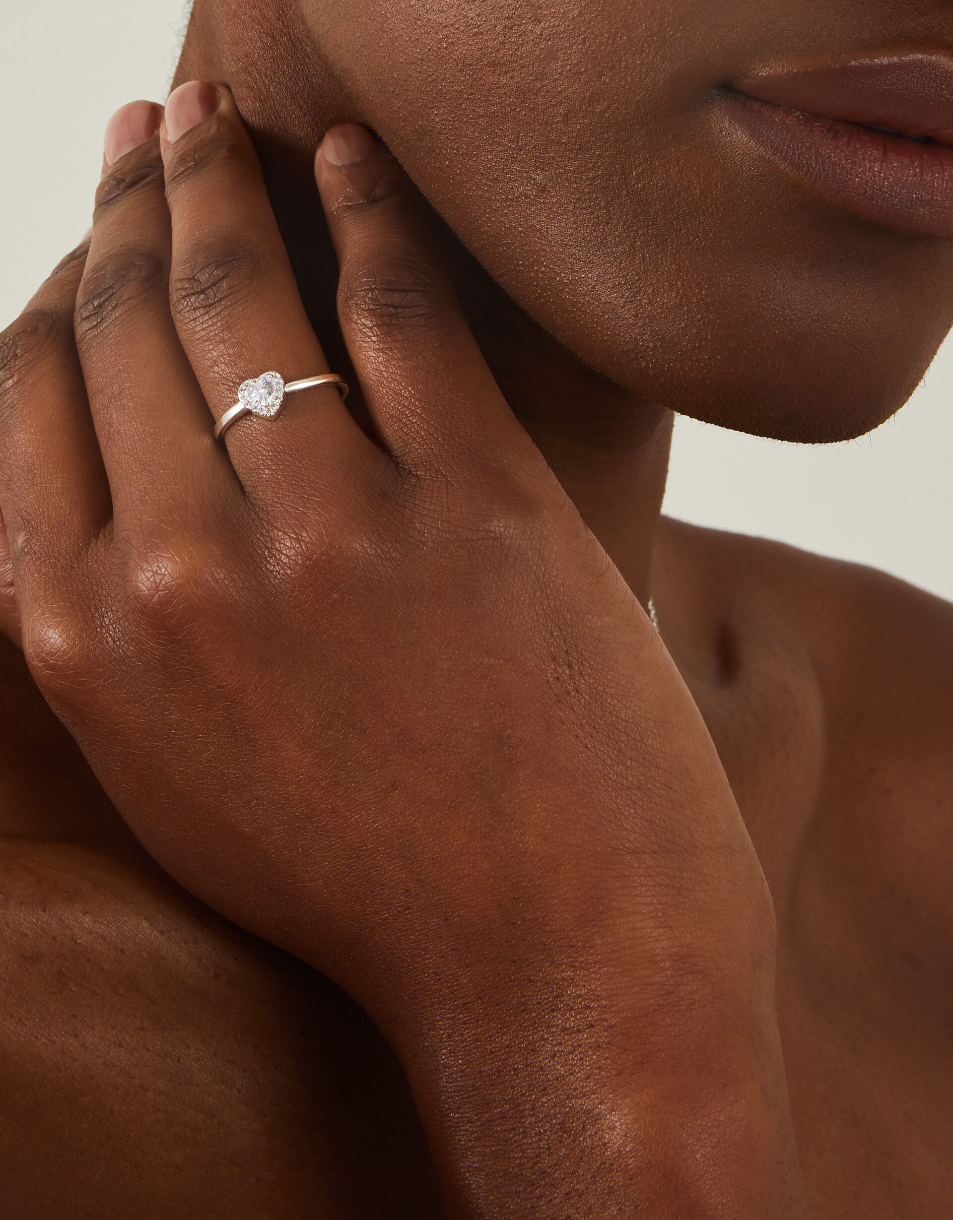Accessorize silver ring clearance