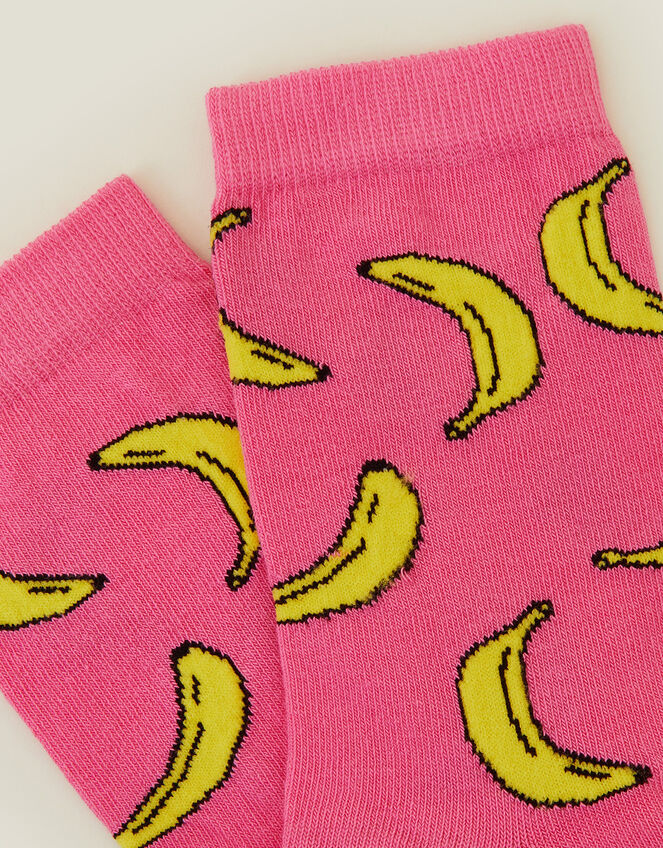 2-Pack Forest Animal Trainer Socks, Pink (PINK), large