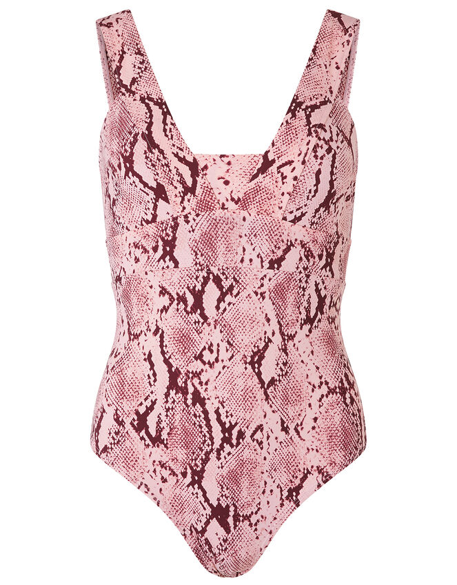 Lexi Plunge Shaping Swimsuit, Metalic (METALLICS), large