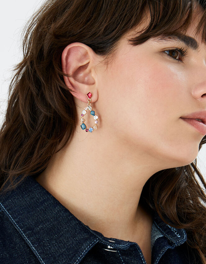 Romantic Ramble Eclectic Stone Drop Earrings, , large