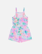 Girls Starburst Playsuit, Multi (BRIGHTS-MULTI), large