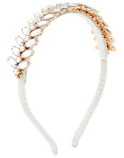 Crystal and Velvet Headband, , large
