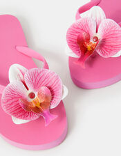 Orchid Flip Flops, Pink (PINK), large