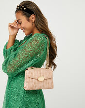 Mini Ayda Quilted Metallic Bag, , large