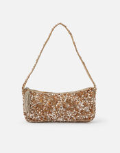 Sequin Shoulder Bag, , large