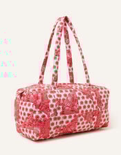 Patchwork Print Weekend Bag, , large