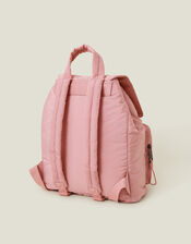 Floral Quilted Backpack, , large