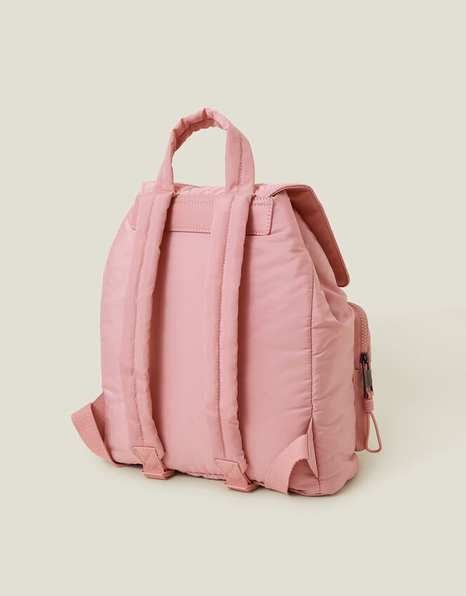 Floral Quilted Backpack, , large