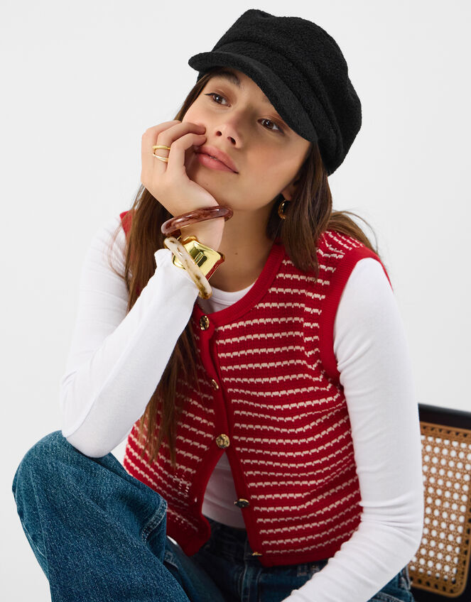 Boucle Baker Boy Hat, , large