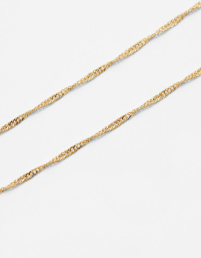 Twist Chain Necklace, Gold (GOLD), large