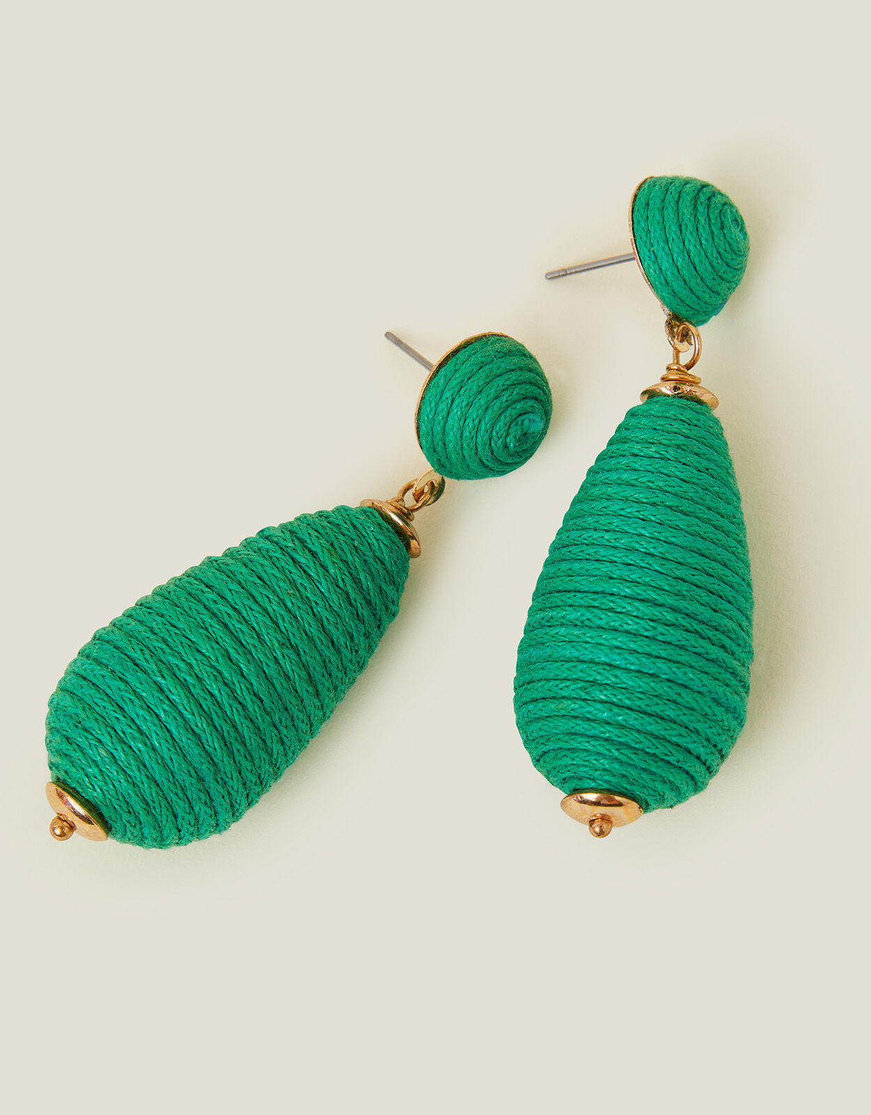 Wrapped Short Drop Earrings Drops Accessorize Global