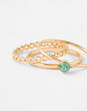 Pacific Opal Bangle Set, Blue (AQUA), large