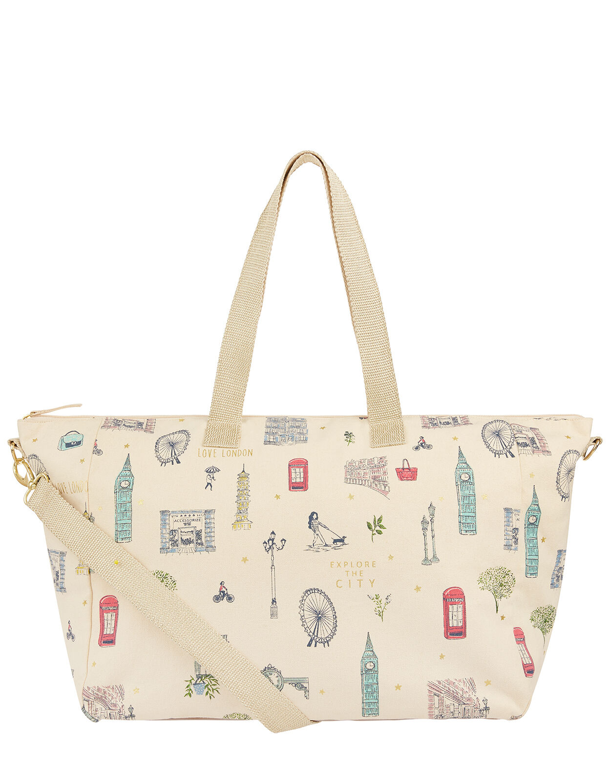 London Print Weekender Bag