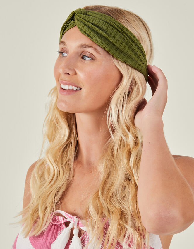 Textured Knot Bando Headband, , large