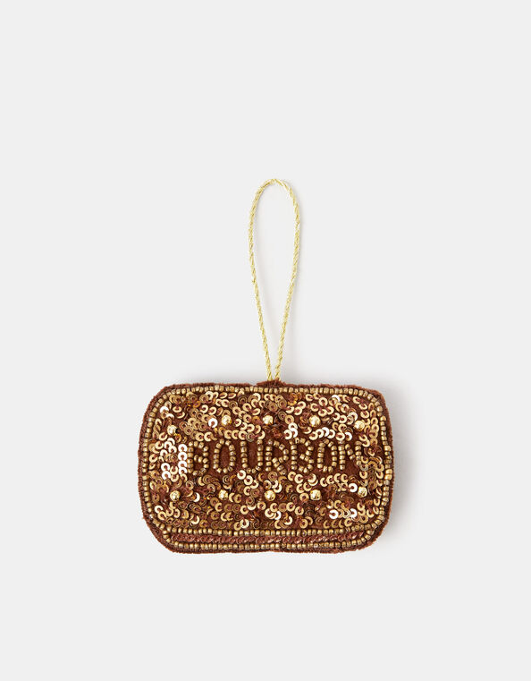 Embellished Bourbon Christmas Tree Decoration, , large