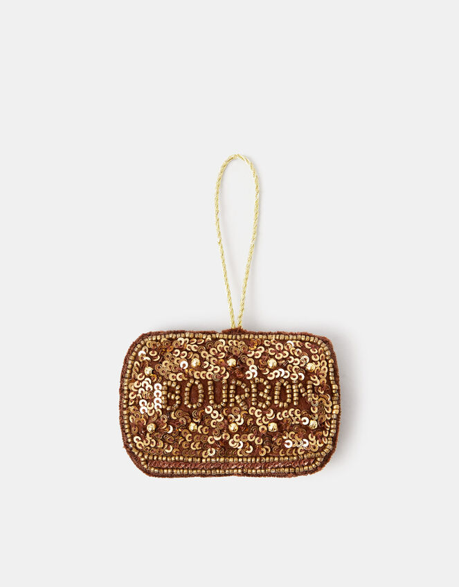 Embellished Bourbon Christmas Tree Decoration, , large