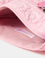 Flower Quilted Crossbody Bag, , large