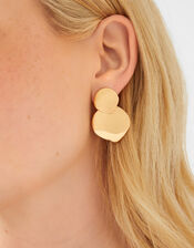 Circular Short Drop Earrings, , large