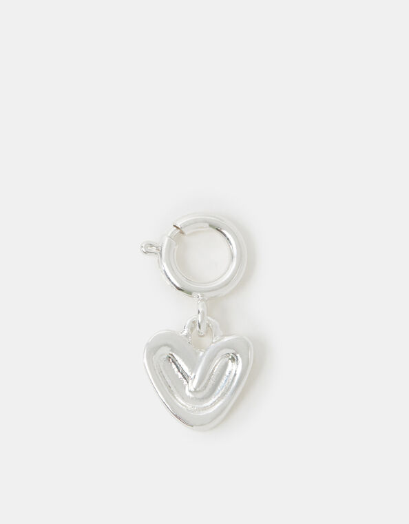 Bubble Heart Jewellery Charm, , large