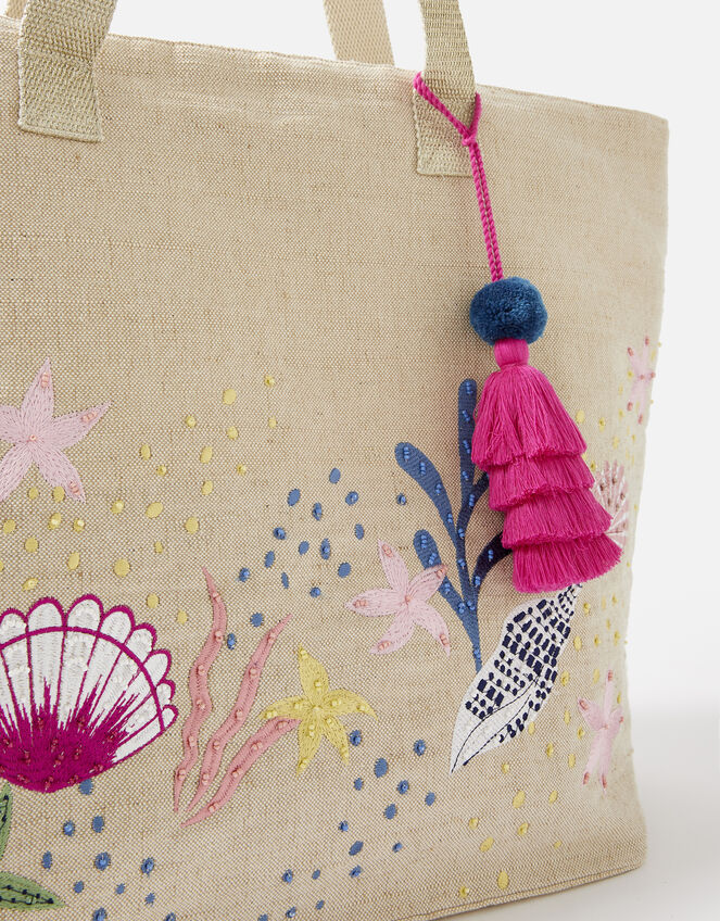 Under The Sea Embroidered Tote, , large