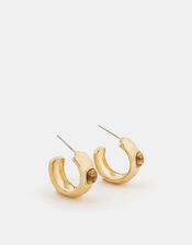 Resin Stone Hoop Earrings, , large