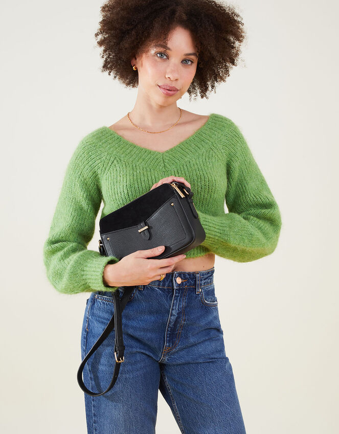 Shelby Cross-Body Bag, Black (BLACK), large