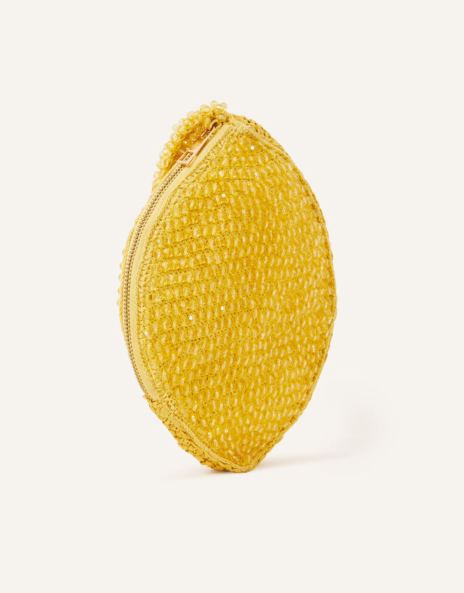Lemon Fruit Pouch Clutch Bag, , large