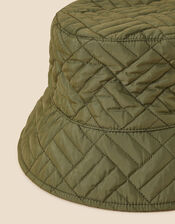 Quilted Bucket Hat, Green (GREEN), large