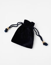 Starry Embellished Jewellery Pouch Bag, , large