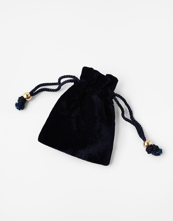Starry Embellished Jewellery Pouch Bag, , large