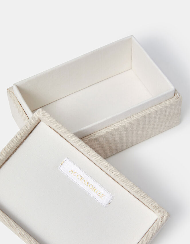 Mirror & Bead Embellished Jewellery Box, , large