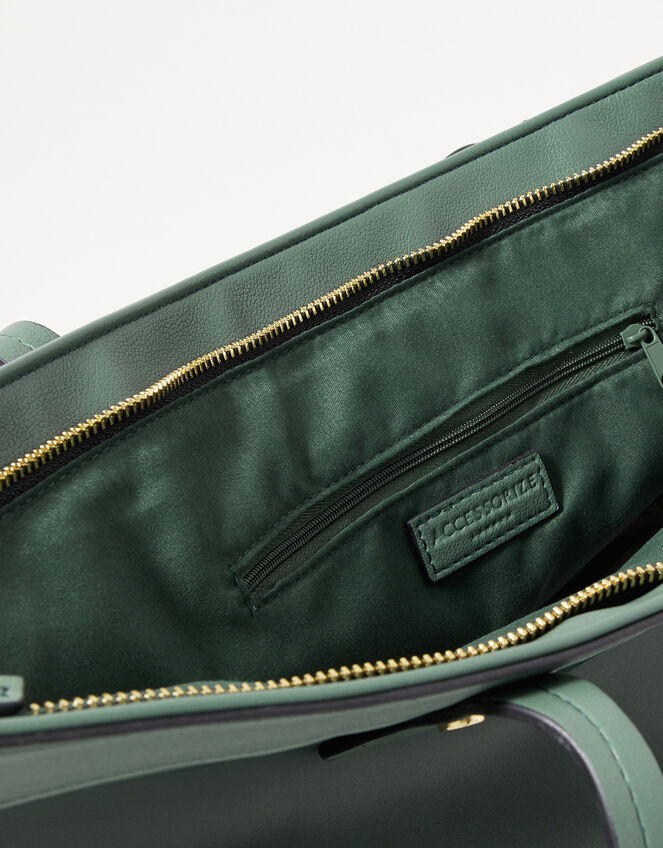 Tiffany Nylon Tote Bag, Green (GREEN), large