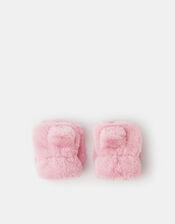 Girls Fluffy Cat Mittens, Pink (PINK), large