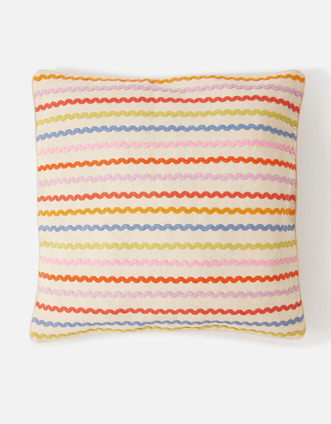 Rainbow Ric Rac Cushion Cover, , large