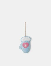 Embroidered Mitten Felt Christmas Tree Decoration, , large