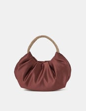 Mini Embellished Satin Bag, , large