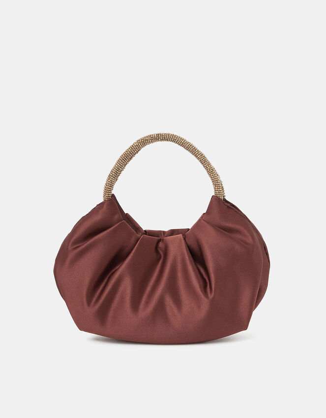 Mini Embellished Satin Bag, , large