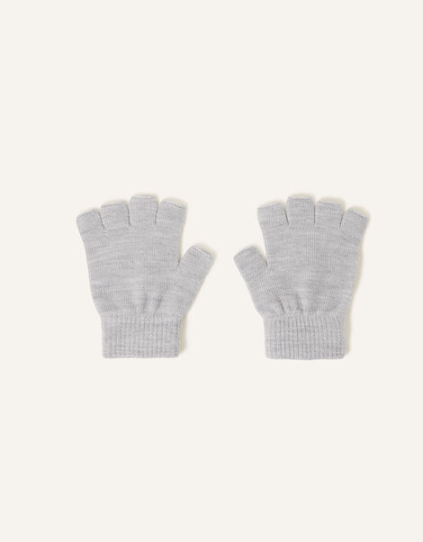 Plain Fingerless Gloves, , large