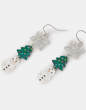 Christmas Triple Drop Earrings, , large