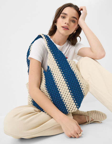 Macrame Tote Bag , , large