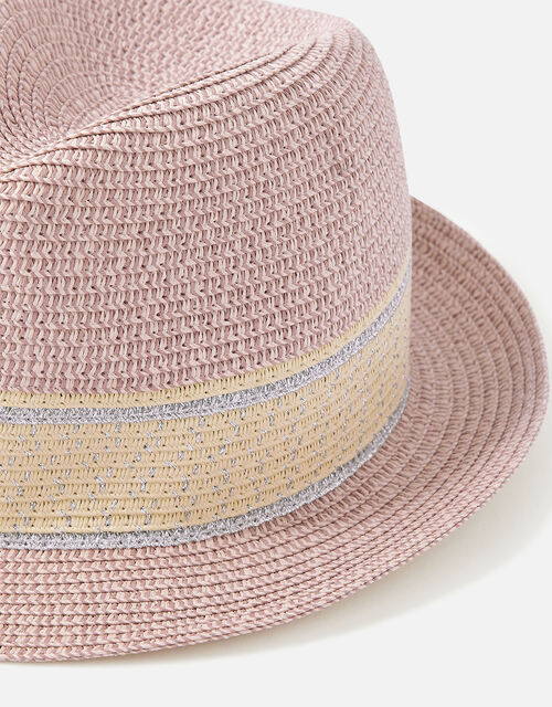 Sarah Sparkle Trilby Hat, Pink (PINK), large