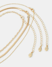 3-Pack Heart Pendant Chain Necklaces, , large