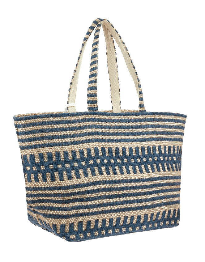 Willow Woven Beach Tote Bag, , large