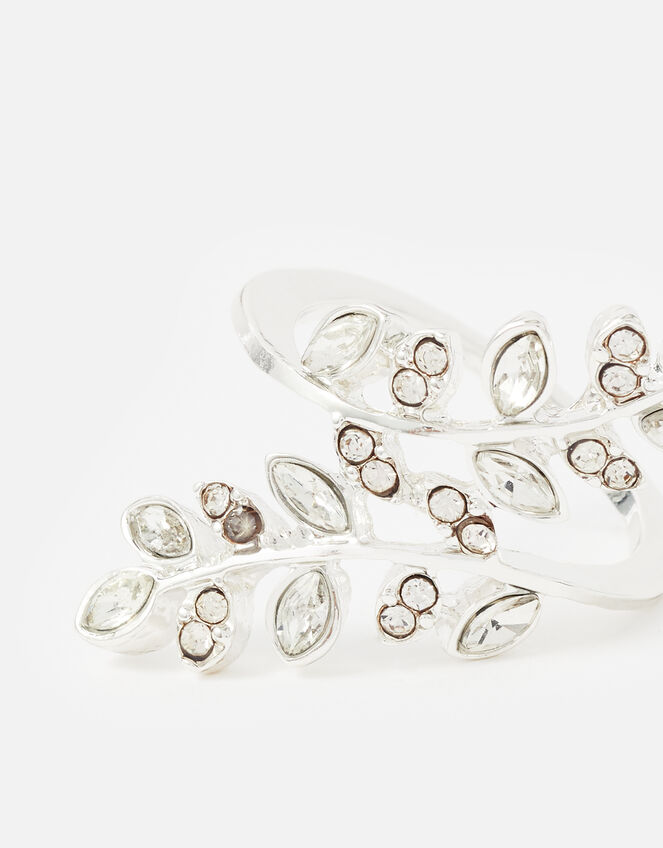 Vine Wrap Ring, White (CRYSTAL), large
