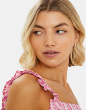 Ikat Frill Short Pyjamas Set, Pink (PINK), large