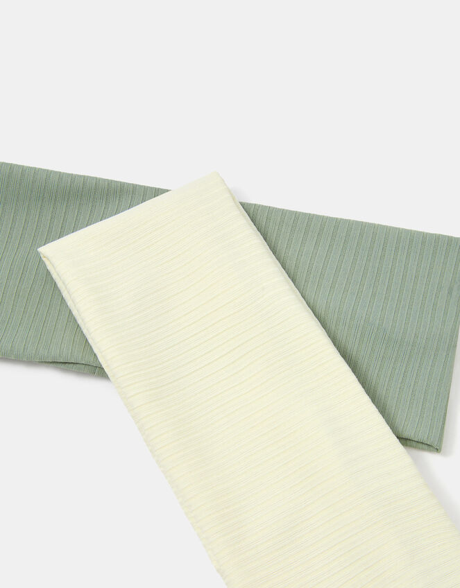 2-Pack Ribbed Bando Headbands, , large
